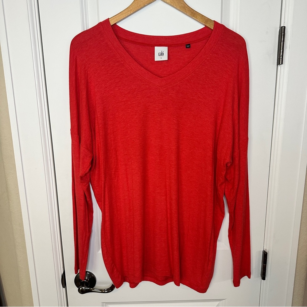 CAbi Serenity Tee V-Neck Long Sleeve S